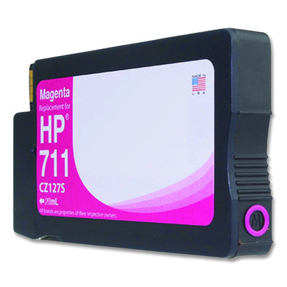 Remanufactured Magenta Ink, Replacement for 711 (CZ131A), 29 mL