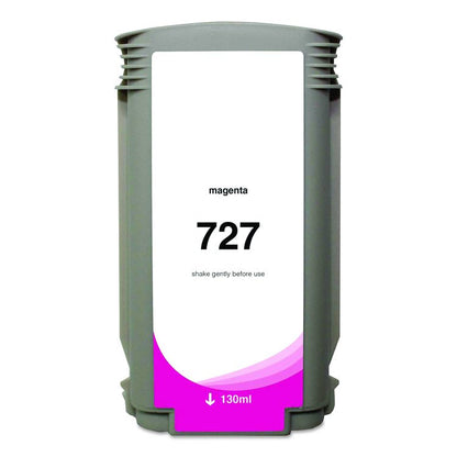 Compatible Magenta Ink, Replacement for 727 (B3P20A), 130 mL