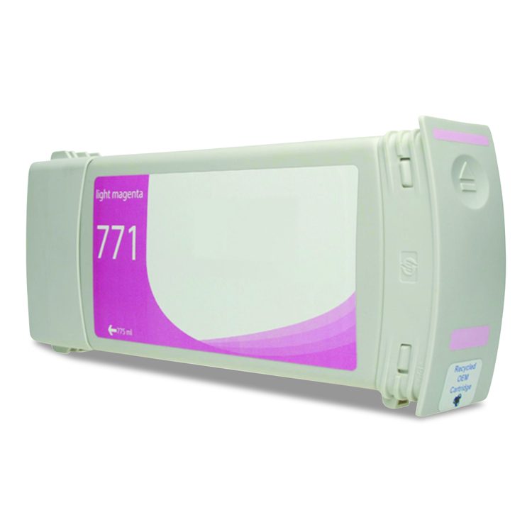 Remanufactured Light Magenta Ink, Replacement for 771 (CE041A, B6Y19A) 775 mL