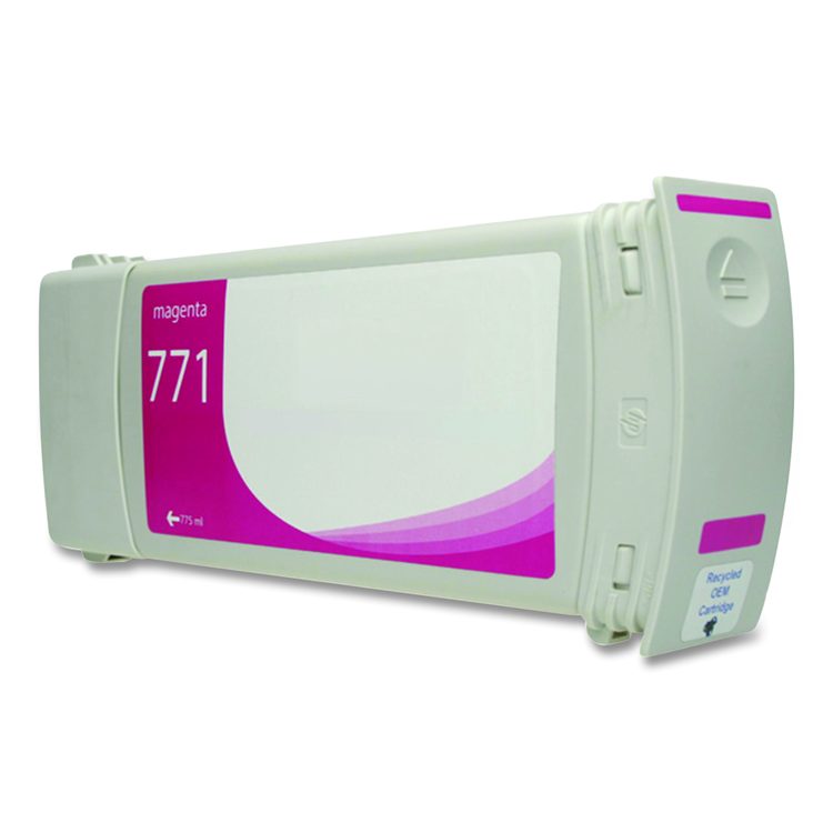 Remanufactured Magenta Ink, Replacement for 771 (CE039A, B6Y17A) 775 mL