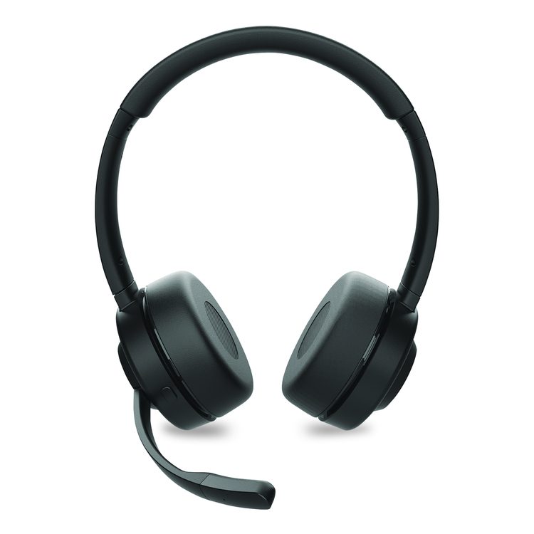 Sanctuary Wireless Noise Canceling UC Headset with Boom Mic HS6750ANC, Binaural, Over the Head Headset