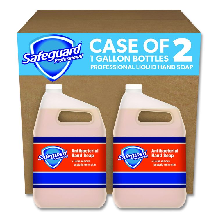 Antibacterial Liquid Hand Soap, Light Scent, 1 gal, 2/Carton