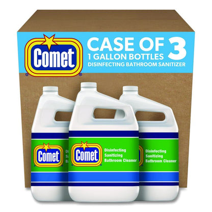 Disinfecting-Sanitizing Bathroom Cleaner, Citrus Scent, 1 gal Bottle, 3/Carton