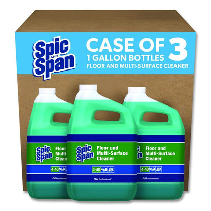 Liquid Floor Cleaner, Fresh Scent, 1 gal Bottle, 3/Carton