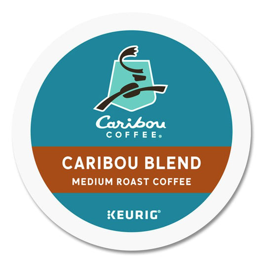 Caribou Blend Coffee K-Cups, 24/Box