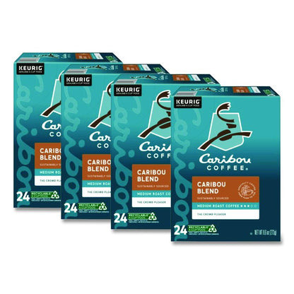 Caribou Blend Coffee K-Cups, 96/Carton