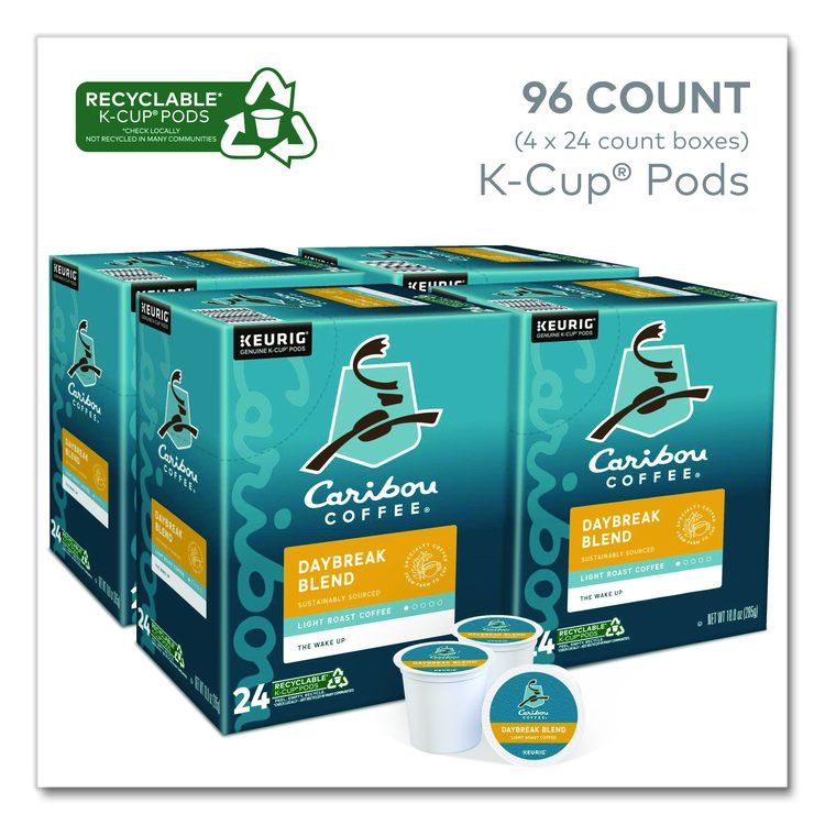 Daybreak Morning Blend Coffee K-Cups, 96/Carton