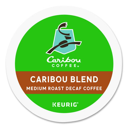 Caribou Blend Decaf Coffee K-Cups, 24/Box