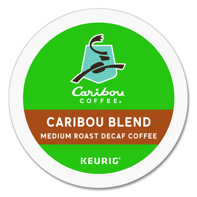 Caribou Blend Decaf Coffee K-Cups, 96/Carton