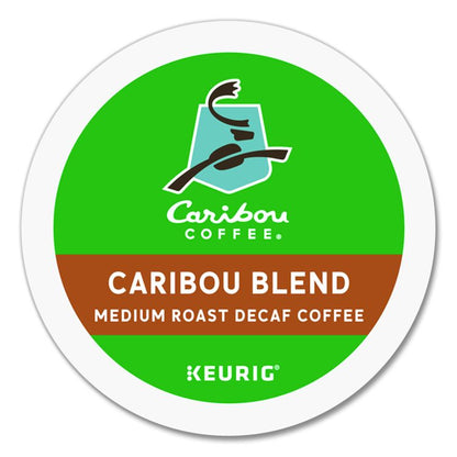 Caribou Blend Decaf Coffee K-Cups, 96/Carton