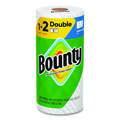 Select-a-Size Kitchen Roll Paper Towels, 2-Ply, 5.9 x 11, White, 82 Sheets/Double Roll, 24 Rolls/Carton