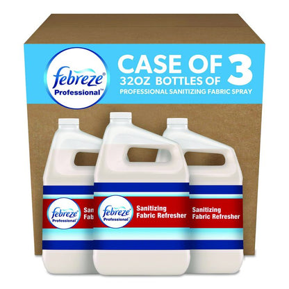 Professional Sanitizing Fabric Refresher, Light, 1 gal Bottle, Ready to Use, 3/Carton