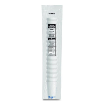 Recycled Content PCF Paper Hot Cups, ProPlanet Seal, 16 oz, White/Blue, 1,000/Carton