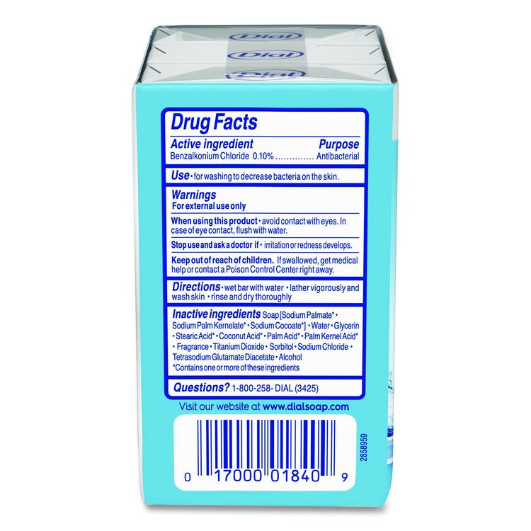 Refresh and Renew Antibacterial Deodorant Bar Soap, Spring Water Scent, 4 oz, 3 Bars/Pack, 4 Packs/Carton