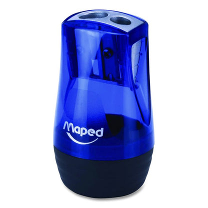 Tonic 2-Hole Canister Pencil Sharpener, 3.74 x 1.6 x 4.92, Randomly Assorted Colors