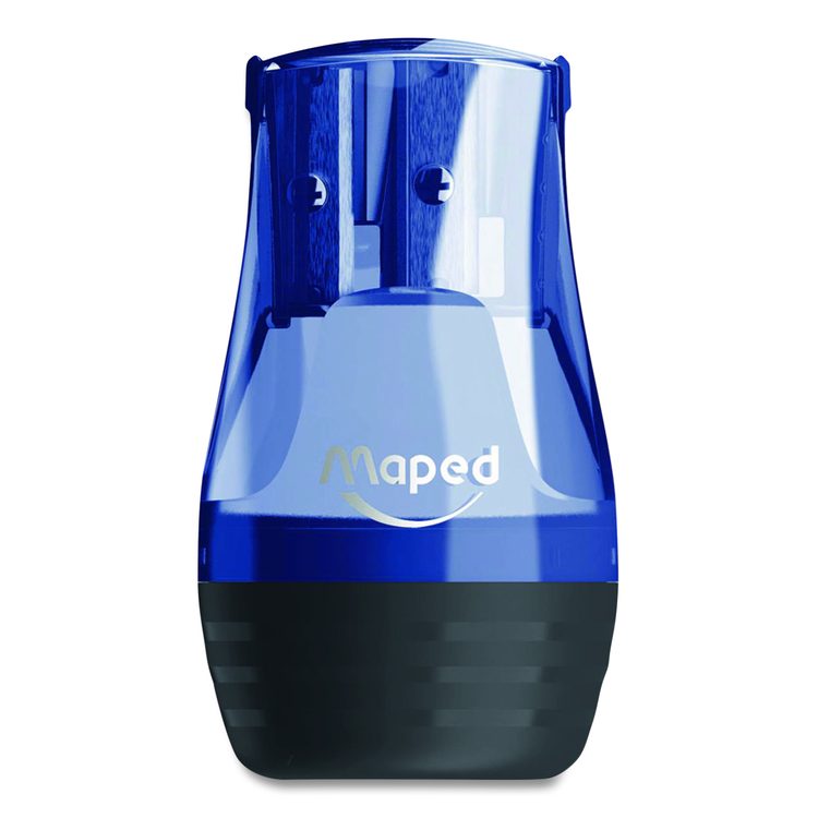 Tonic 2-Hole Canister Pencil Sharpener, 3.74 x 1.6 x 4.92, Randomly Assorted Colors