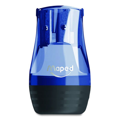 Tonic 2-Hole Canister Pencil Sharpener, 3.74 x 1.6 x 4.92, Randomly Assorted Colors