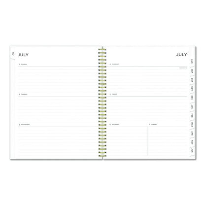 Ashley G Multicolor Smoke Academic Weekly/Monthly Planner, 11" x 8.5", Multicolor Cover, 12-Month (Jul-Jun): 2025 to 2026