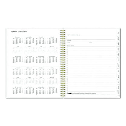 Ashley G Multicolor Smoke Academic Weekly/Monthly Planner, 11" x 8.5", Multicolor Cover, 12-Month (Jul-Jun): 2025 to 2026