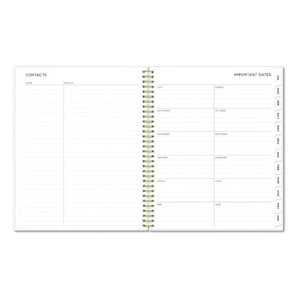 Ashley G Multicolor Smoke Academic Weekly/Monthly Planner, 11" x 8.5", Multicolor Cover, 12-Month (Jul-Jun): 2025 to 2026