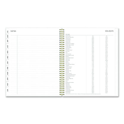 Ashley G Multicolor Smoke Academic Weekly/Monthly Planner, 11" x 8.5", Multicolor Cover, 12-Month (Jul-Jun): 2025 to 2026
