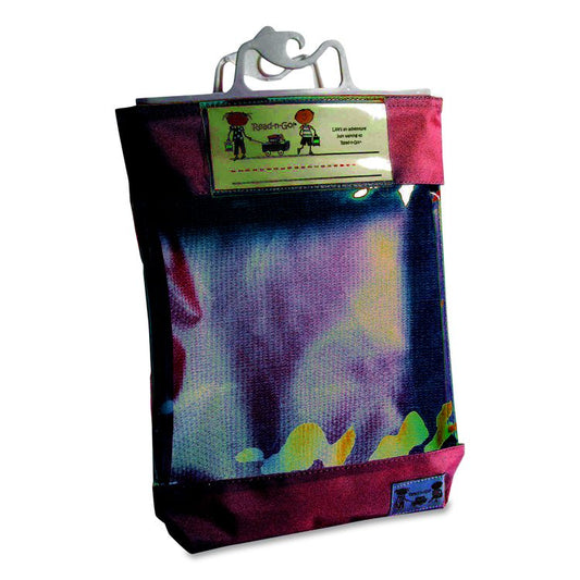 Seat Sack Read-N-Go Book Bag, 10.5 x 2 x 16, Red