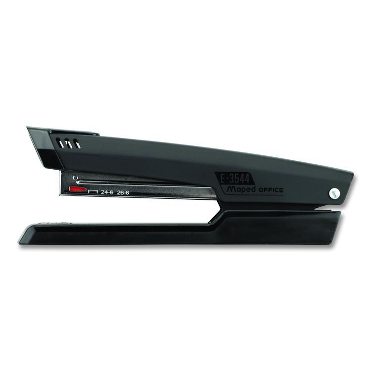 Essentials Metal Full Strip Stapler and Remover Combo, 25 Sheet Capacity, Black