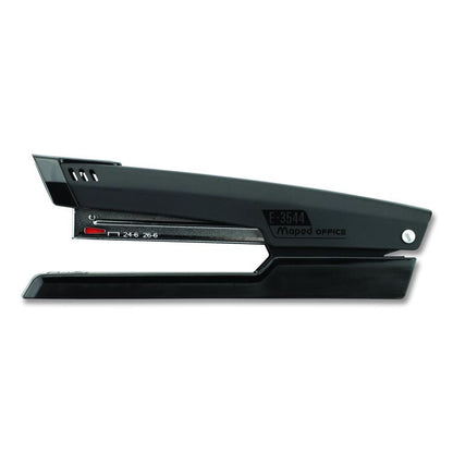 Essentials Metal Full Strip Stapler and Remover Combo, 25 Sheet Capacity, Black