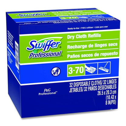 Dry Refill Cloths, 10.63" x 8", White, 32/Box