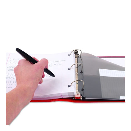 1" Plastic Binder, 3 Rings, 1" Capacity, 11 x 8.5, Randomly Assorted Color