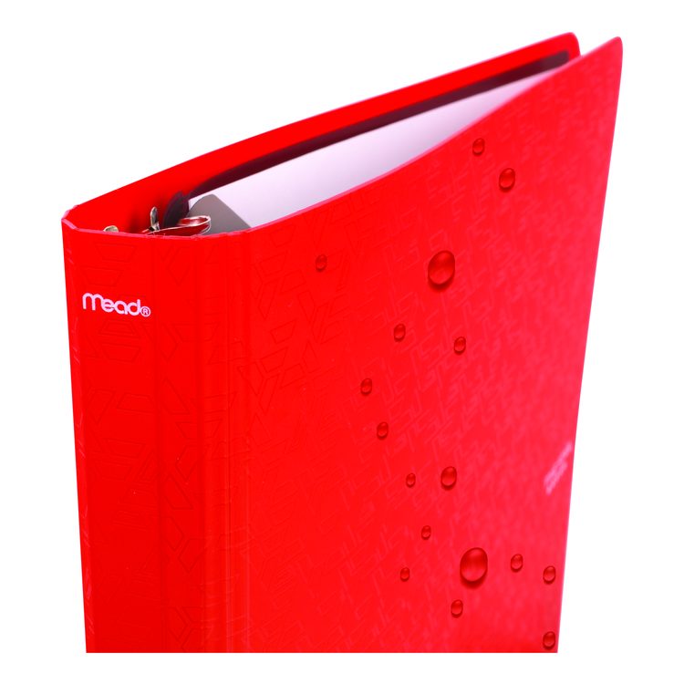 1" Plastic Binder, 3 Rings, 1" Capacity, 11 x 8.5, Randomly Assorted Color