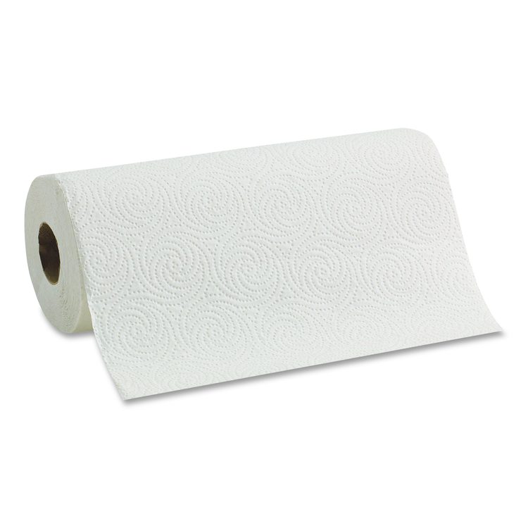 Pacific Blue Select Two-Ply Perforated Paper Kitchen Roll Towels, 2-Ply, 11 x 8.88, White, 100/Roll