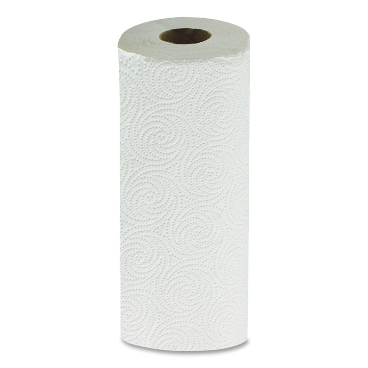 Pacific Blue Select Two-Ply Perforated Paper Kitchen Roll Towels, 2-Ply, 11 x 8.88, White, 100/Roll