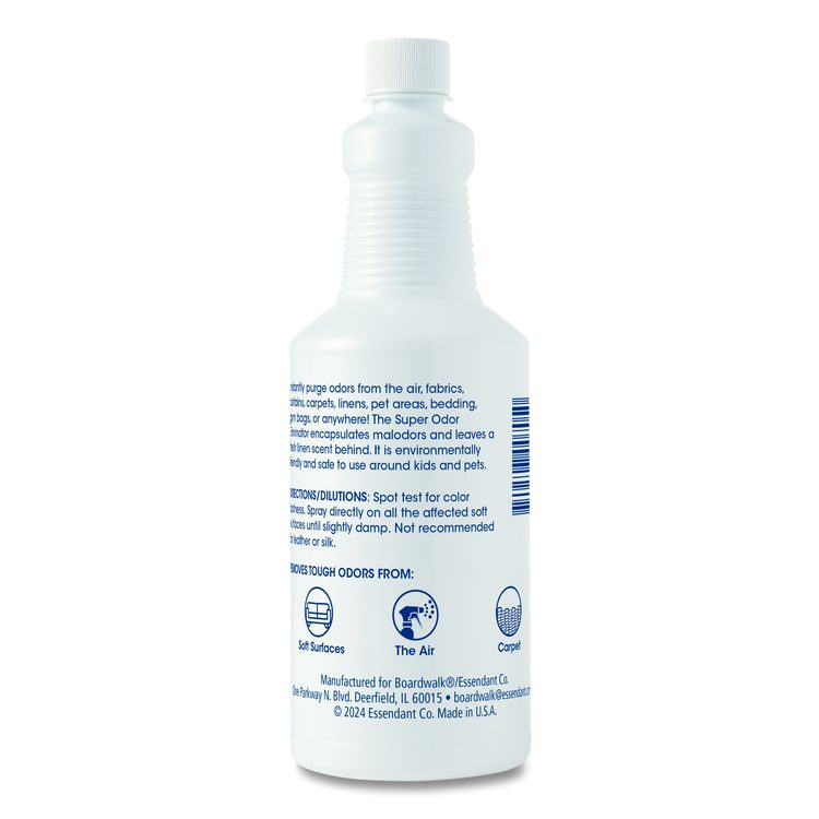 Fabric and Carpet Deodorizer, Fresh, 32 oz Bottle, 6/Carton