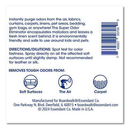 Fabric and Carpet Deodorizer, Fresh, 32 oz Bottle, 6/Carton