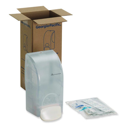 Soap Dispenser for 1,200 mL Bag-in-Box Refill, 4.6 x 5.6 x 10.7, Translucent White