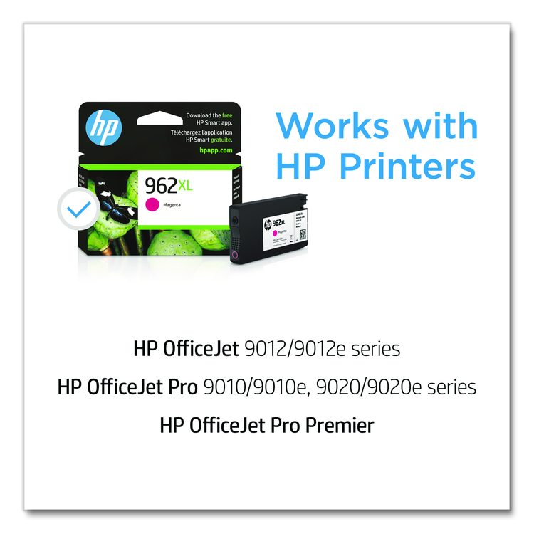HP 962XL, (3JA01AN) High-Yield Magenta Original Ink Cartridge