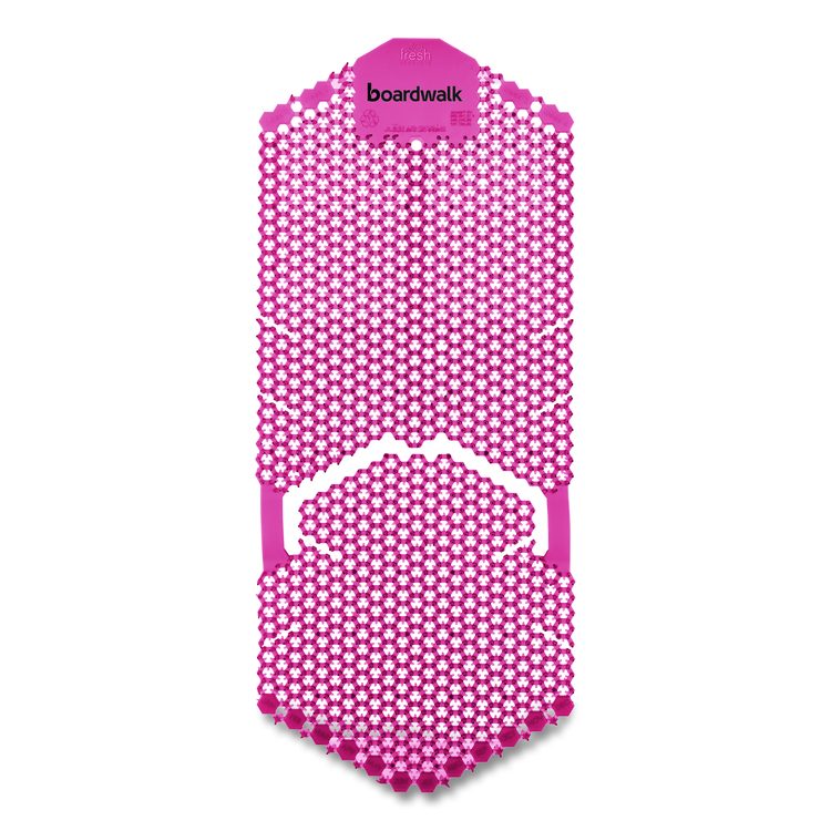 Vertical Urinal Screen, Spiced Apple Scent, Red, 5.22 oz, 6/Carton