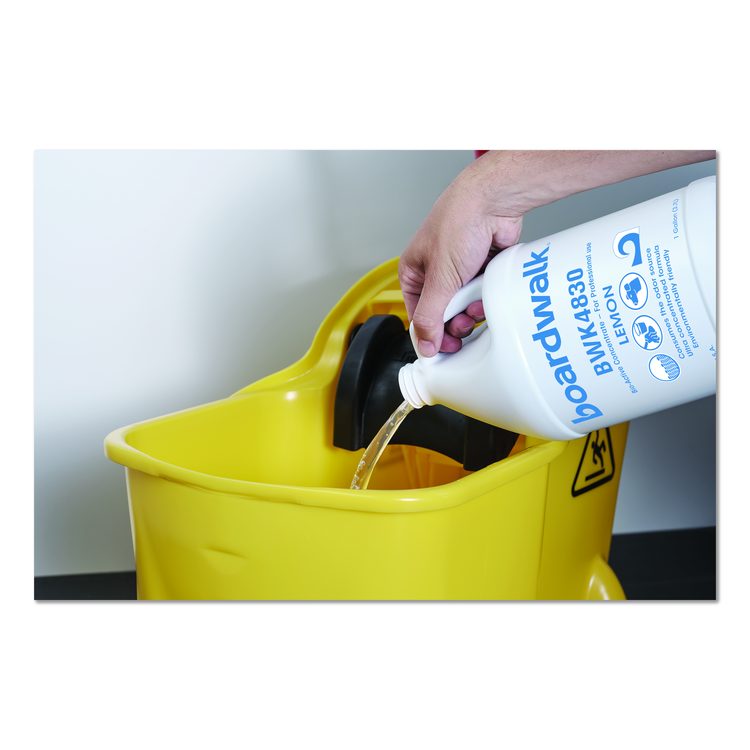 Odor Eliminator Enzyme Plus Concentrate, Lemon, 1 gal Jug, 4/Carton