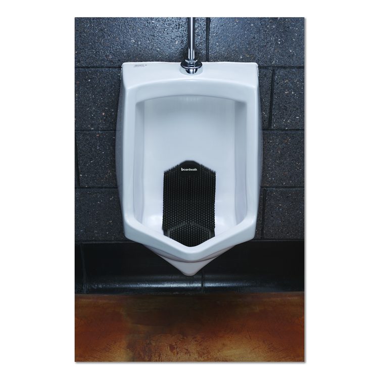 Vertical Urinal Screen, Midnight Coast Scent, Black, 5.22 oz, 6/Carton