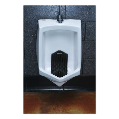 Vertical Urinal Screen, Midnight Coast Scent, Black, 5.22 oz, 6/Carton