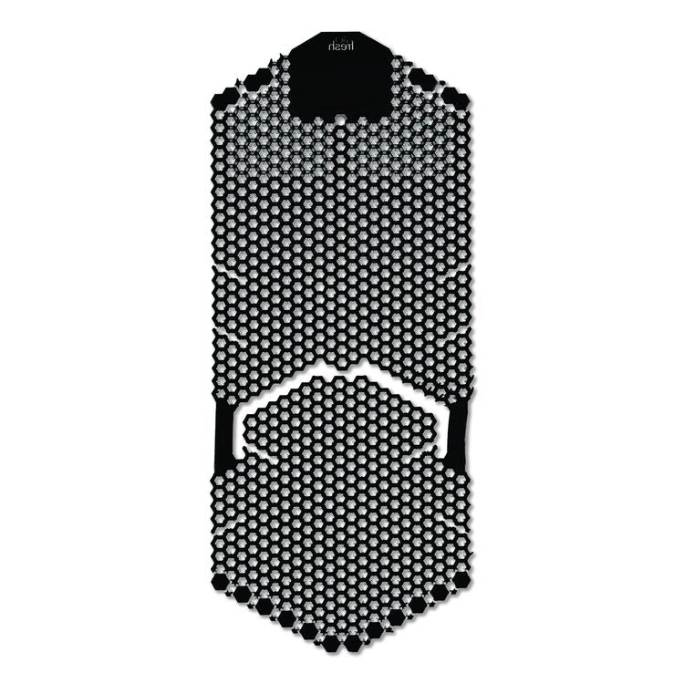 Vertical Urinal Screen, Midnight Coast Scent, Black, 5.22 oz, 6/Carton