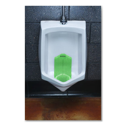 Vertical Urinal Screen, Cucumber Melon Scent, Green, 5.22 oz, 6/Carton