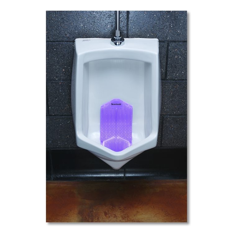 Vertical Urinal Screen, Lavender Scent, Purple, 5.22 oz, 6/Carton