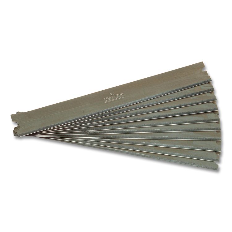 Carbon Steel Scraper Replacement Blades, 5/Carton