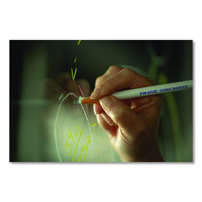 China Marker, 0.3" x 7", Green, Dozen