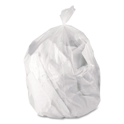 Linear Low Density Can Liners with AccuFit Sizing, 44 gal, 0.9 mil, 37" x 50", Clear, 50 Bags/Box, 4 Boxes/Carton