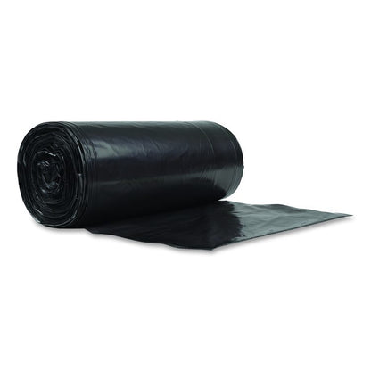 Eco Strong Can Liners, 60 gal, 1.35 mil, 38" x 58", Black, Perforated Roll, 100/Carton