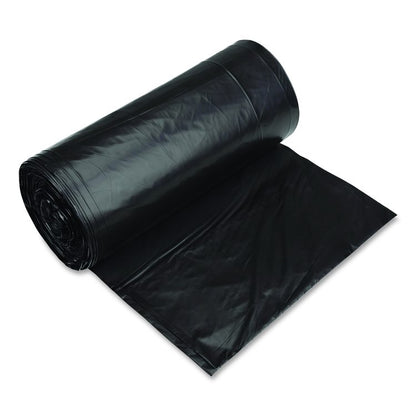 Eco Strong Can Liners, 60 gal, 1.35 mil, 38" x 58", Black, Perforated Roll, 100/Carton