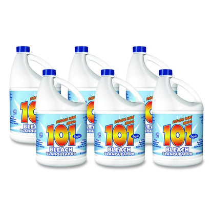 Regular Cleaning Low Strength Bleach, Regular Scent, 1 gal Bottle,  6/Carton